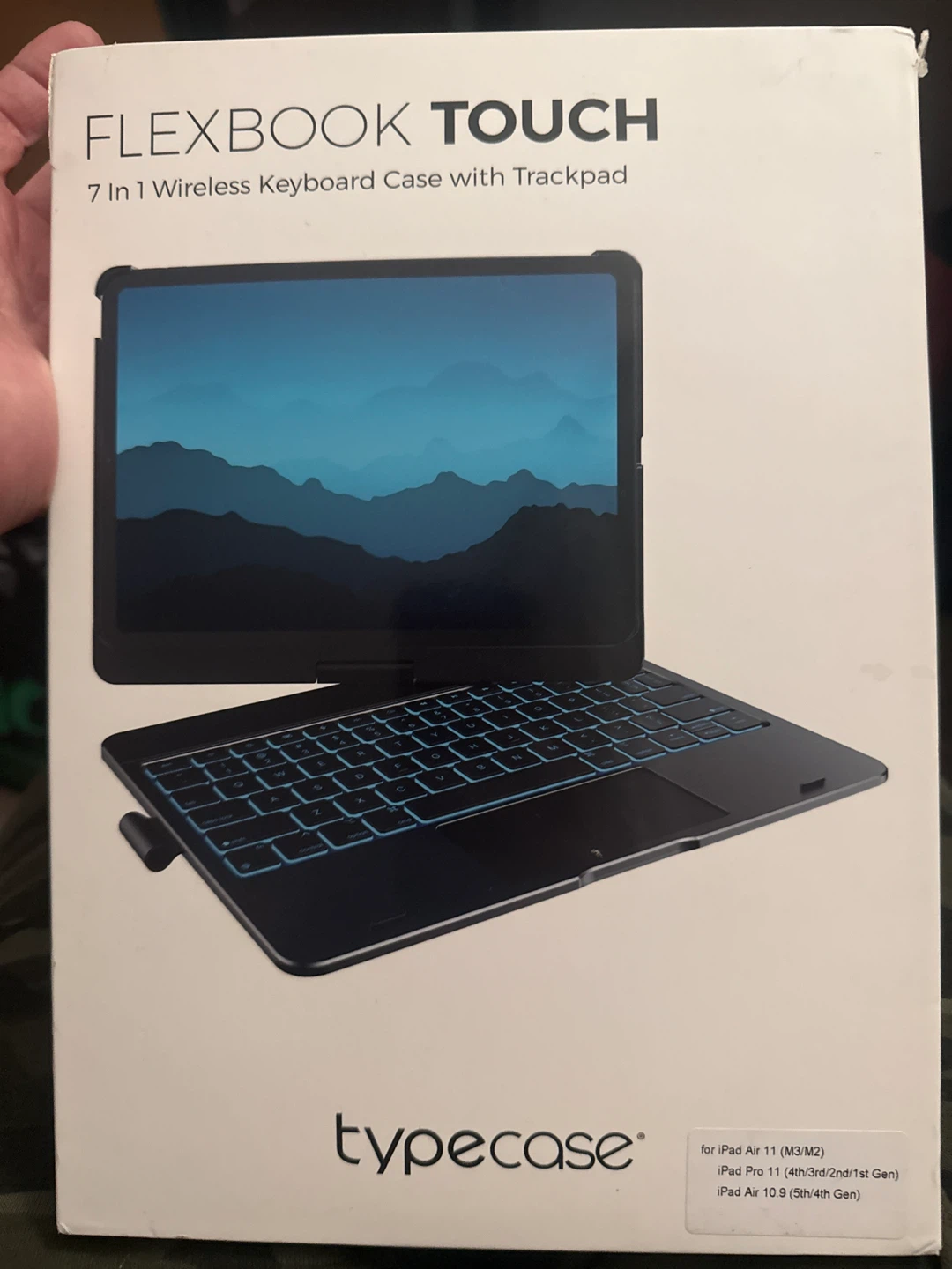 Typecase Touch 7-in-1 Wireless Keyboard Case with Trackpad