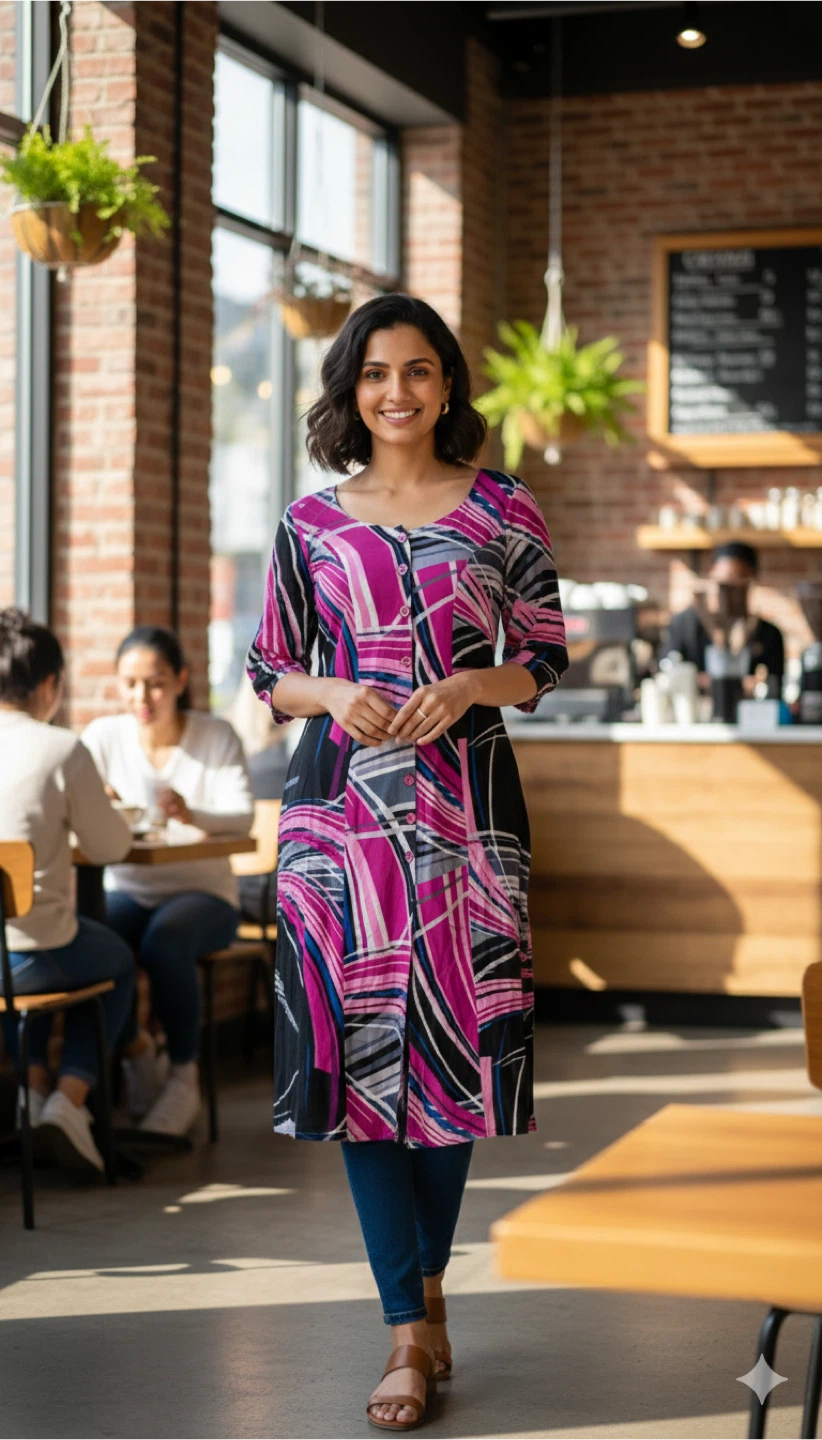 Women's Kurti Tunic Tops - photo 4