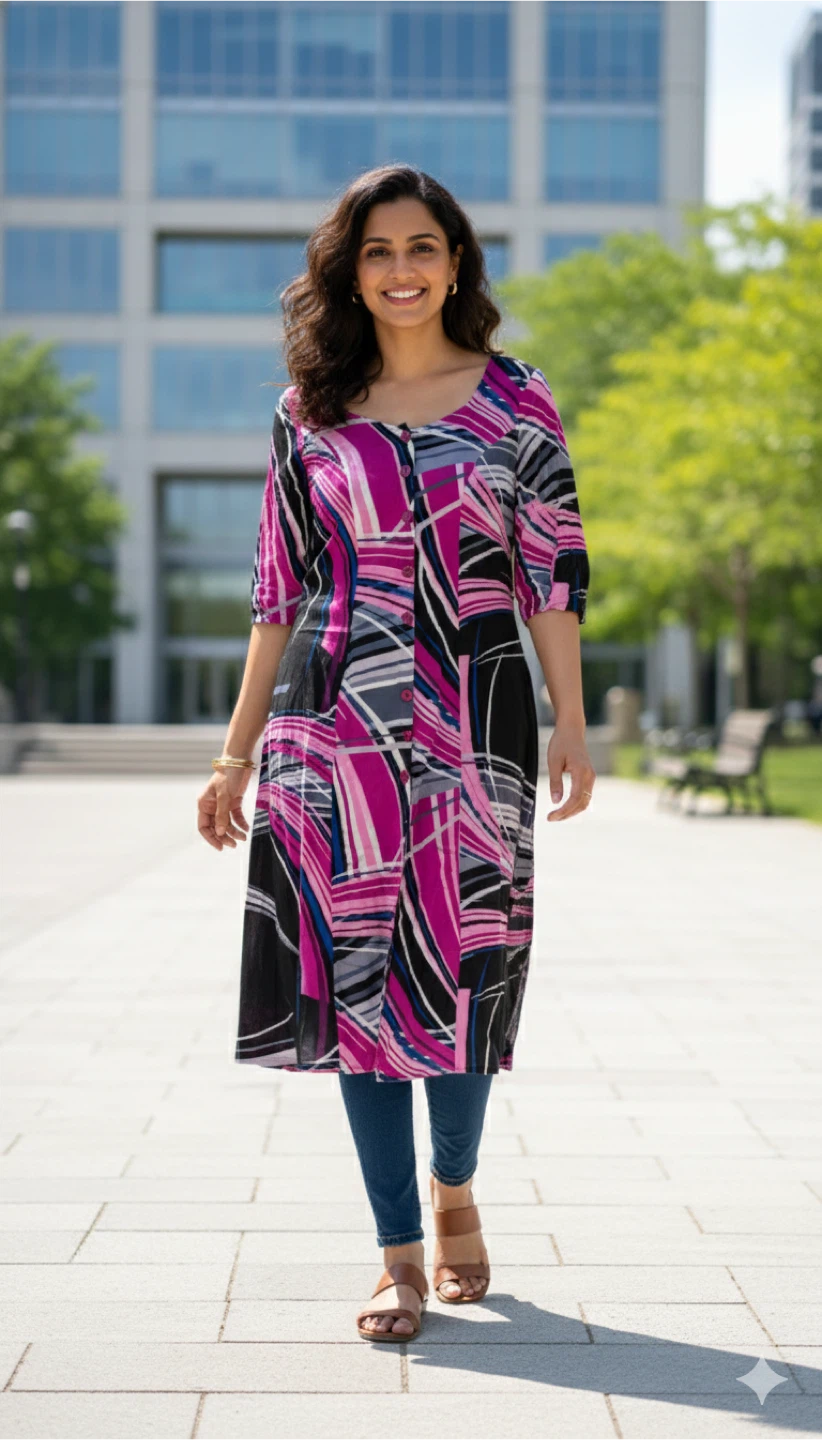 Women's Kurti Tunic Tops - photo 2
