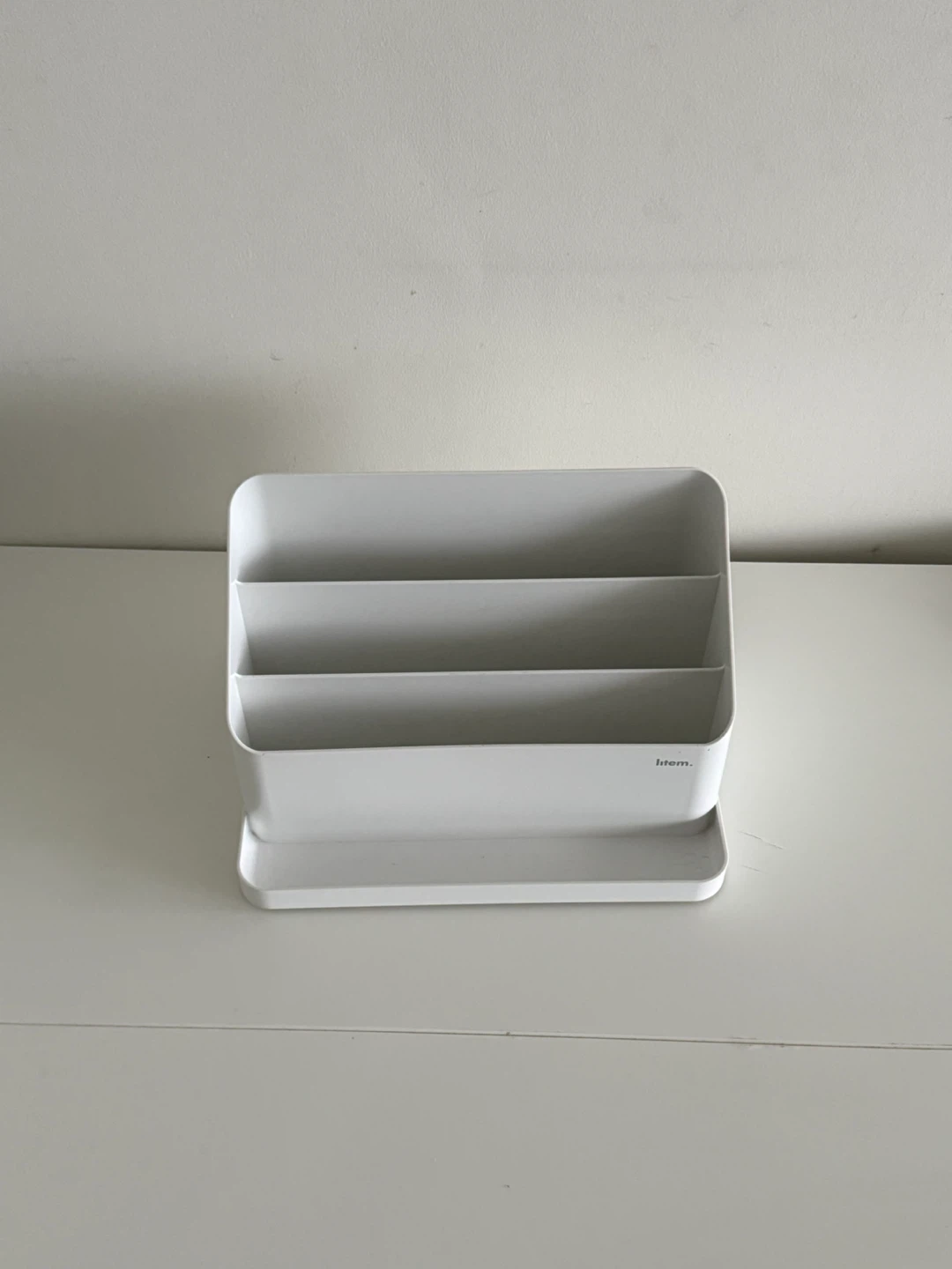 White Desk Organizer Holder