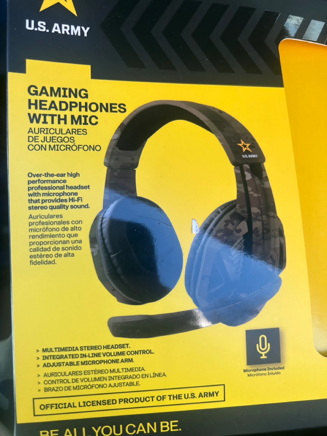 U.S. Army Gaming Headphones with Mic