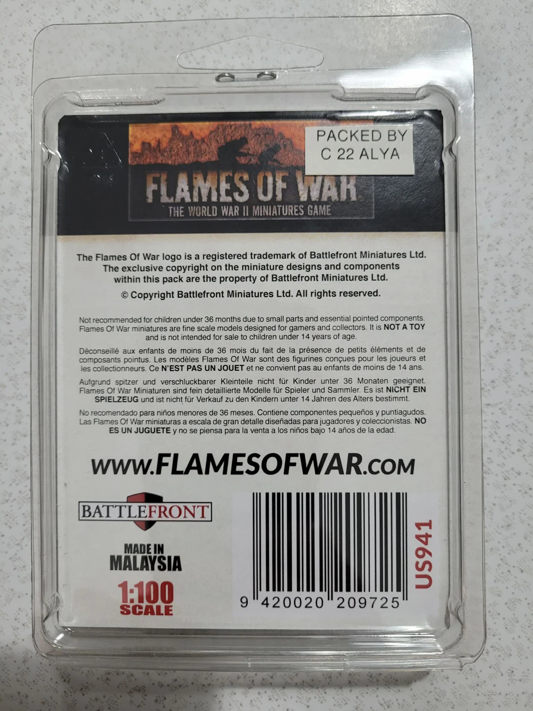 Flames of War American Late-War Decal Set L - photo 2