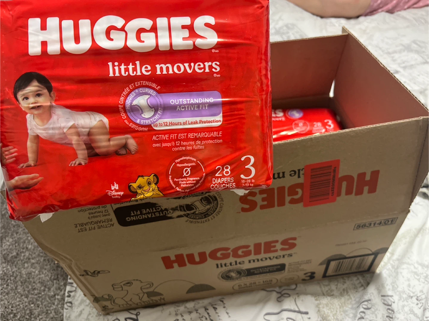 Huggies Little Movers Diapers Size 3 - 112 Count - photo 2
