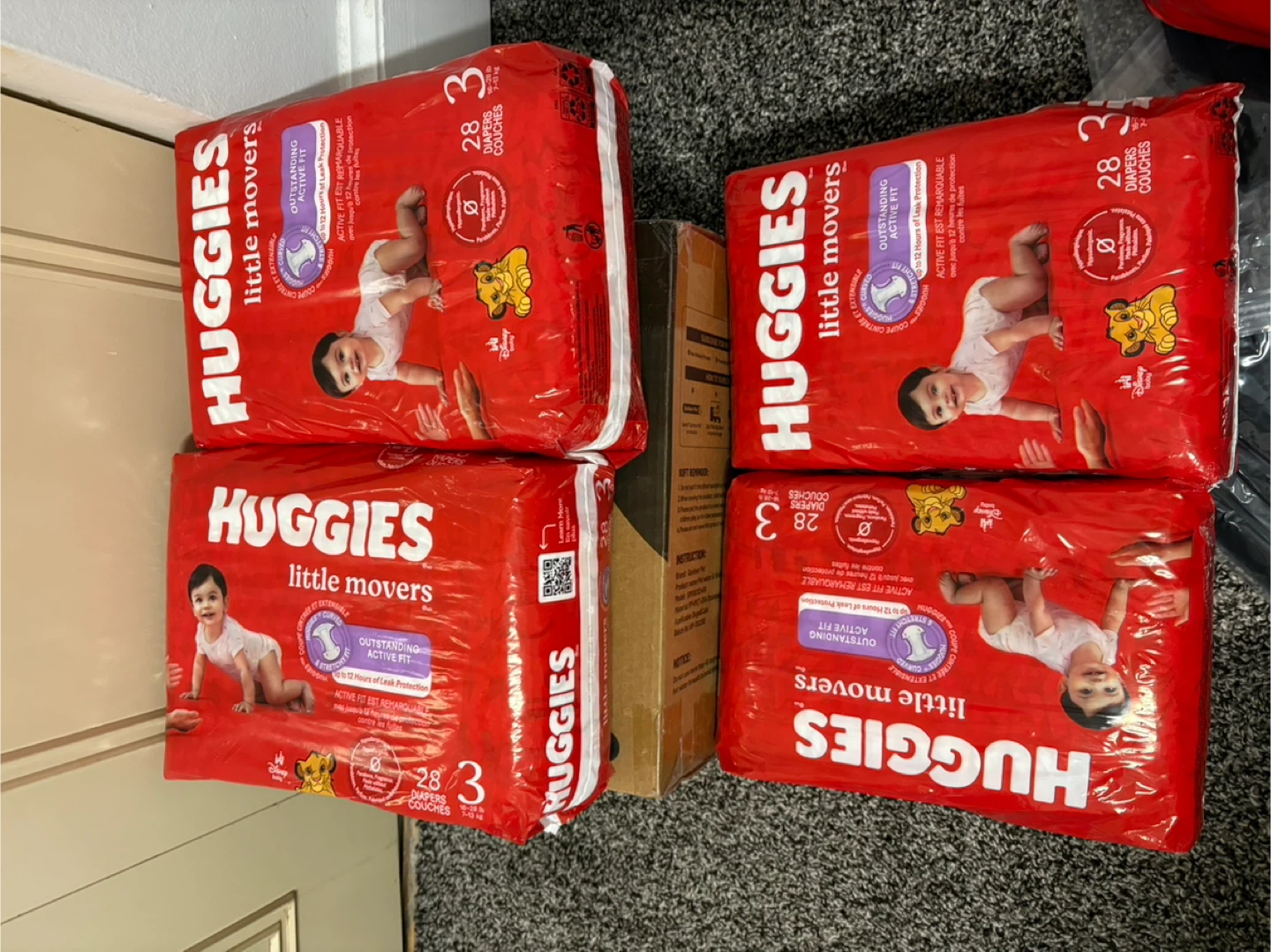 Huggies Little Movers Diapers Size 3 - 112 Count