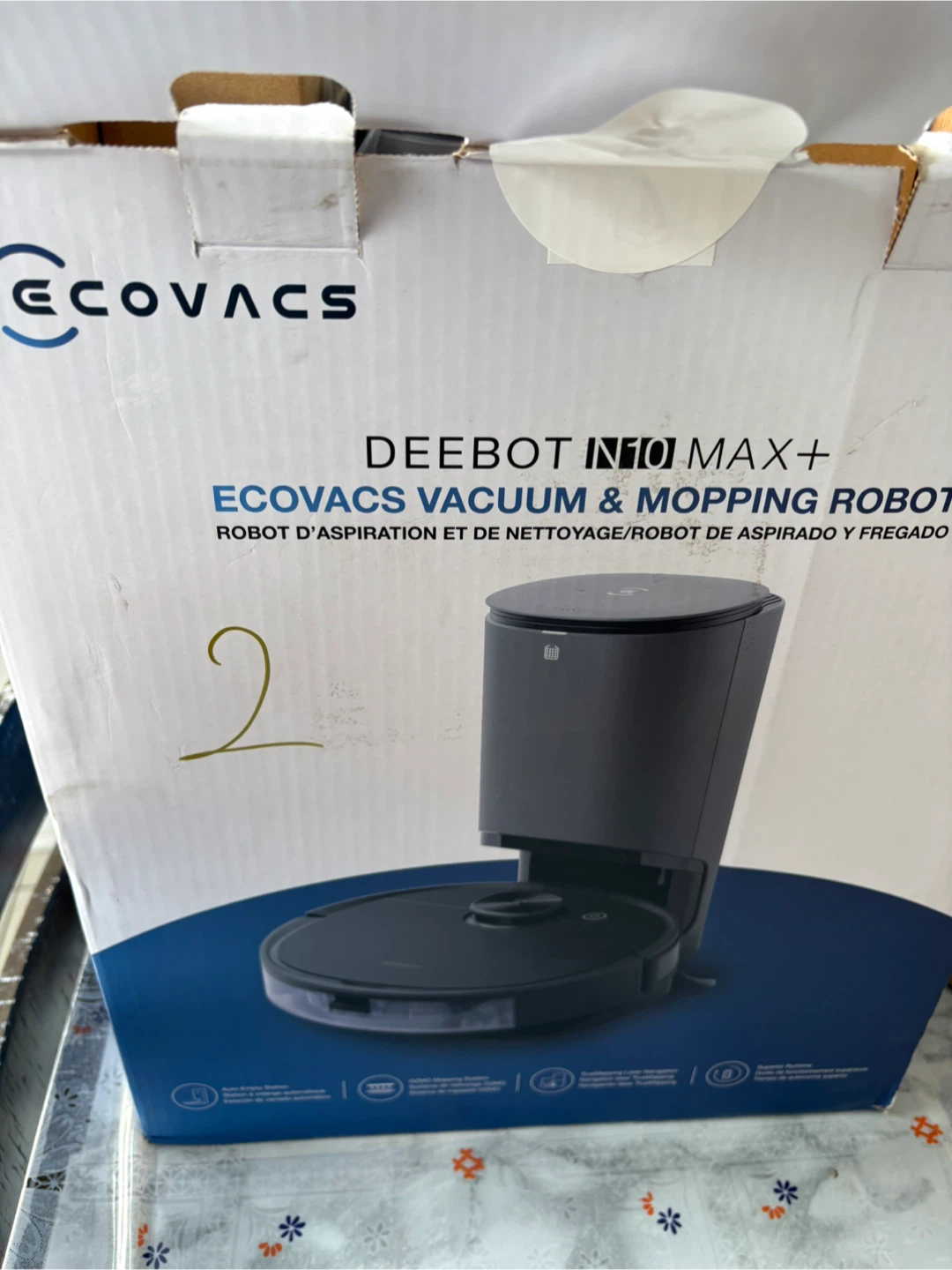 Brand New - Ecovacs Deebot N10 Max+ Robot Vacuum & Mop