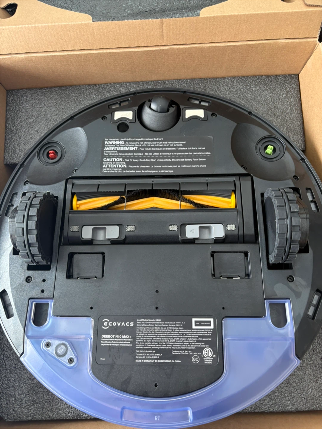 Brand New - Ecovacs Deebot N10 Max+ Robot Vacuum & Mop - photo 3