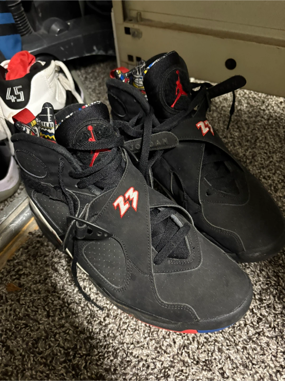 Air Jordan 8 Retro "Playoffs" Basketball Shoes - photo 2