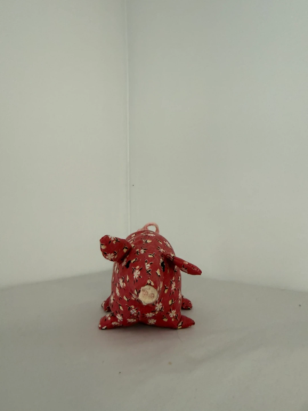 Fabric Pig Figurine