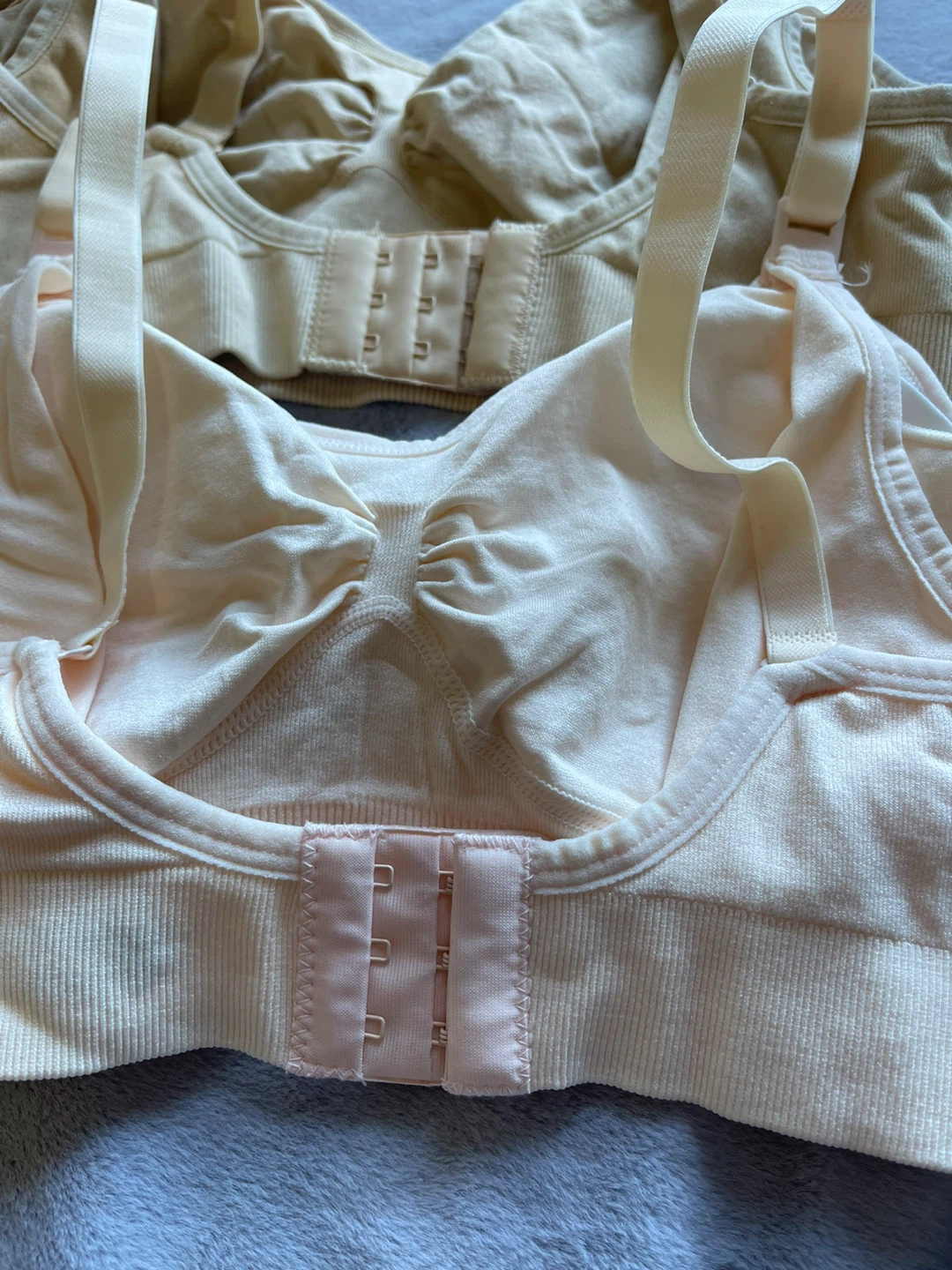 Two Nursing Bras - Beige and Cream - photo 2
