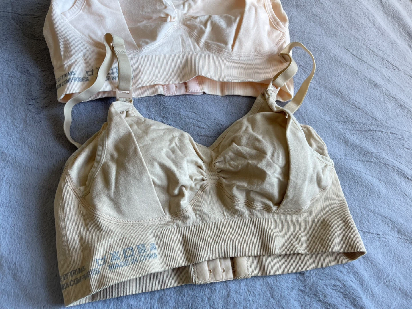 Two Nursing Bras - Beige and Cream - photo 5