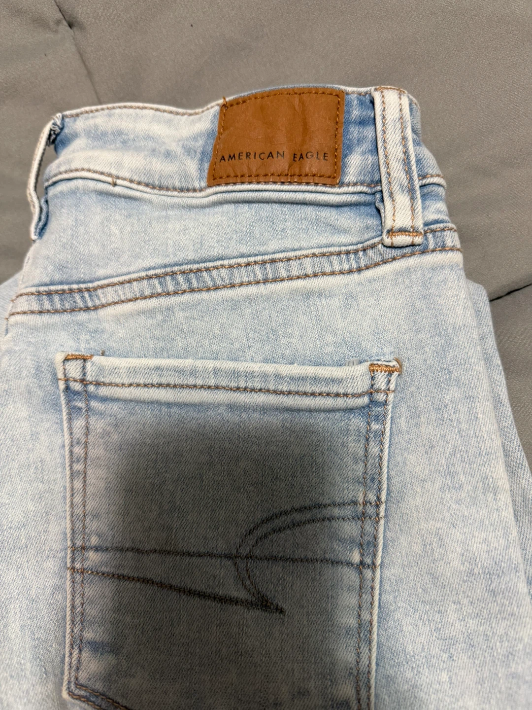 Lot of 3 Pairs of Jeans - Old Navy, American Eagle, Zara Kids - photo 3