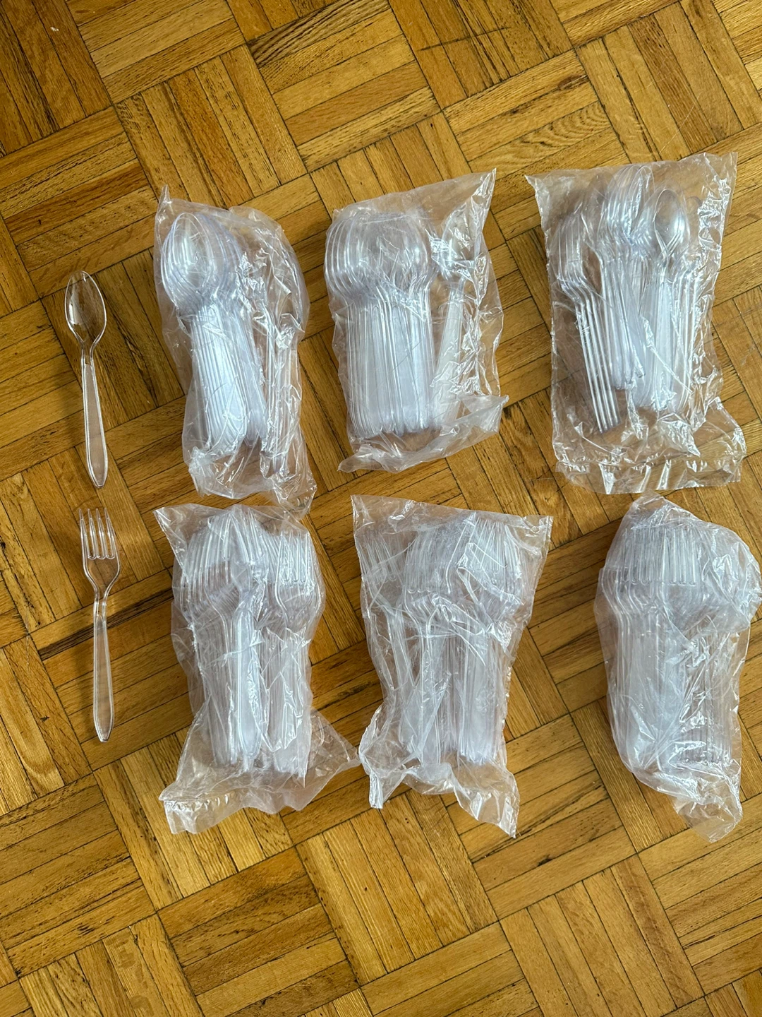 Plastic Cutlery Set - Forks, Spoons