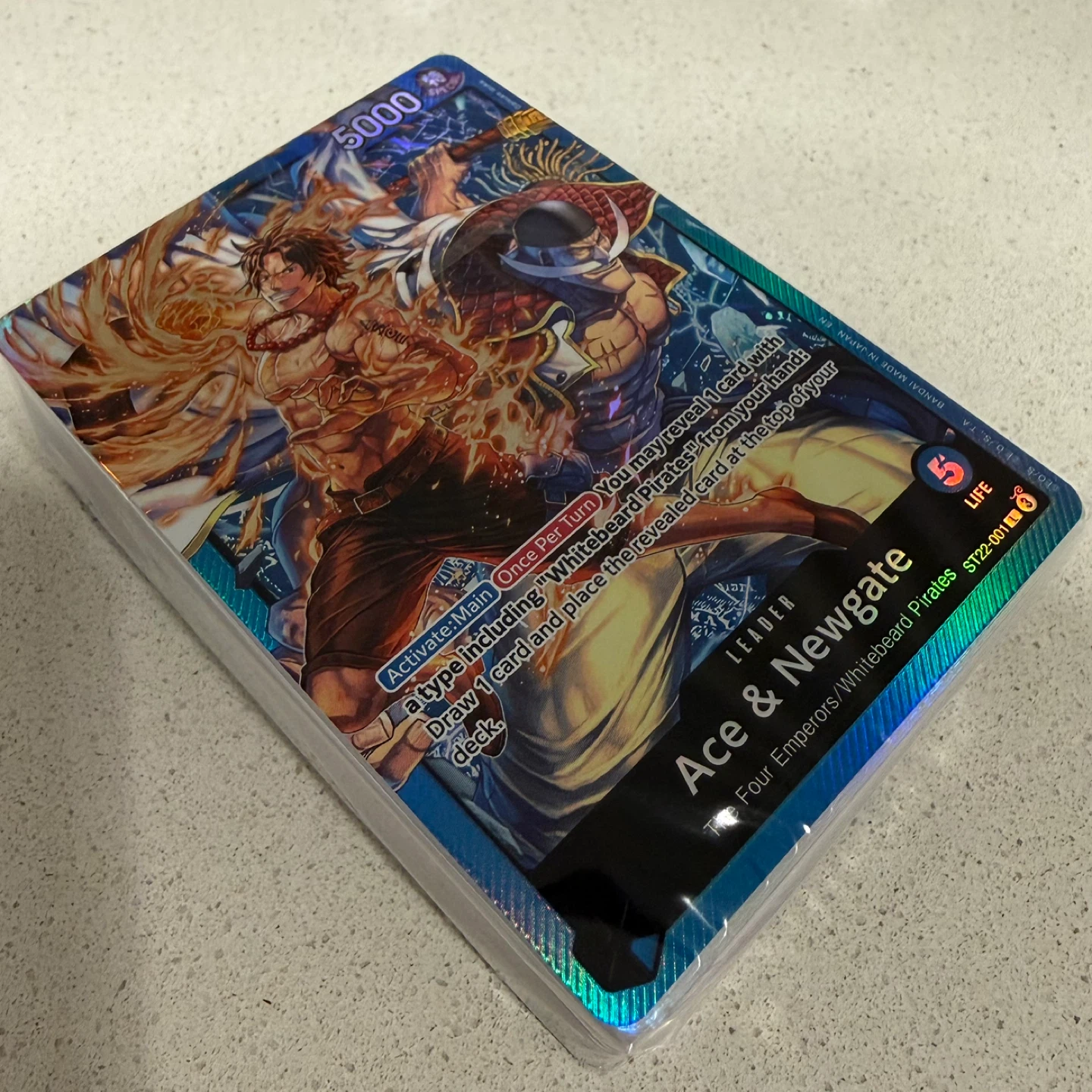 One Piece Card Game ST22 Ace & Newgate Starter Deck Brick