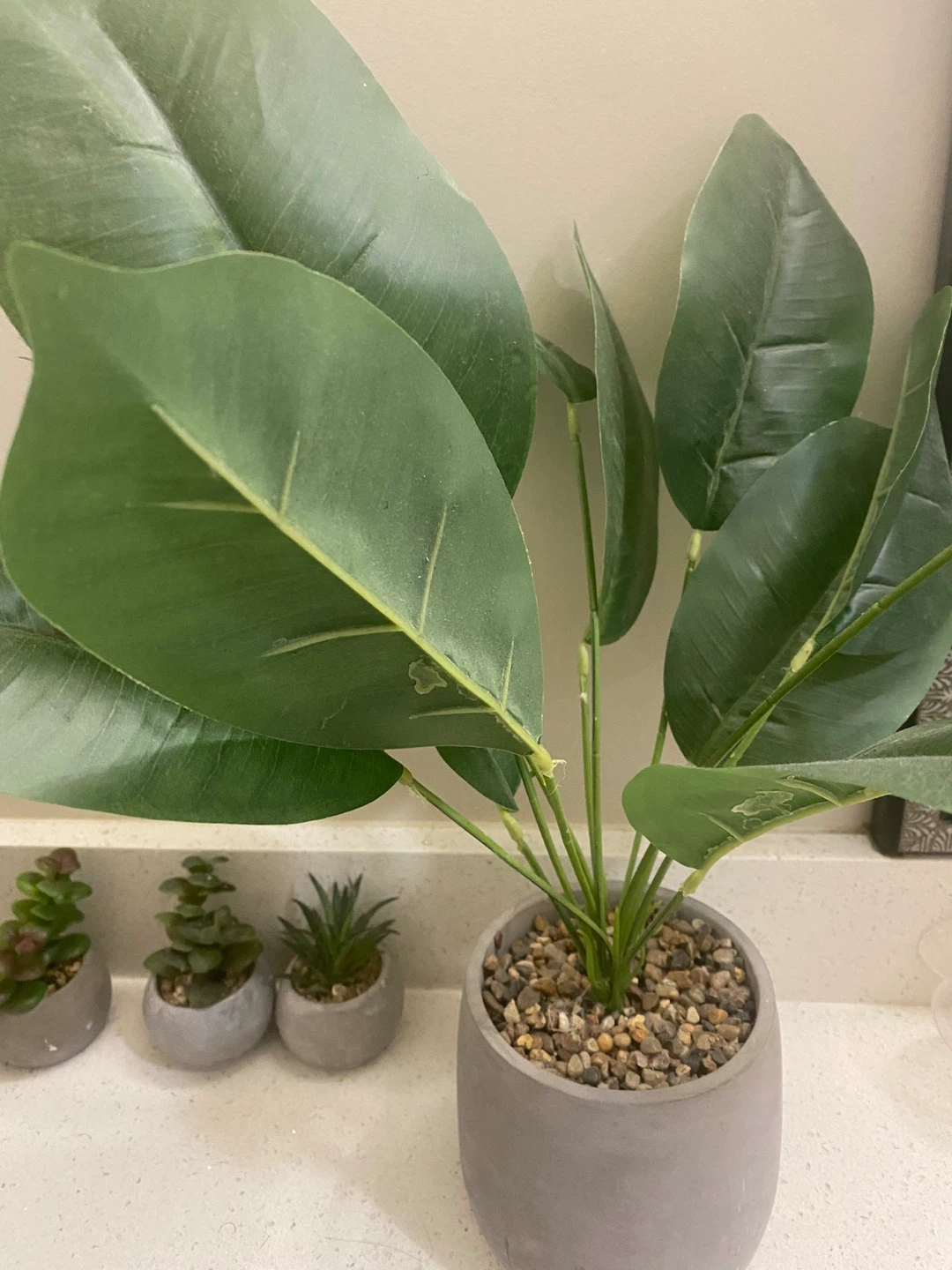 Set of 5 Artificial Potted Plants - photo 2