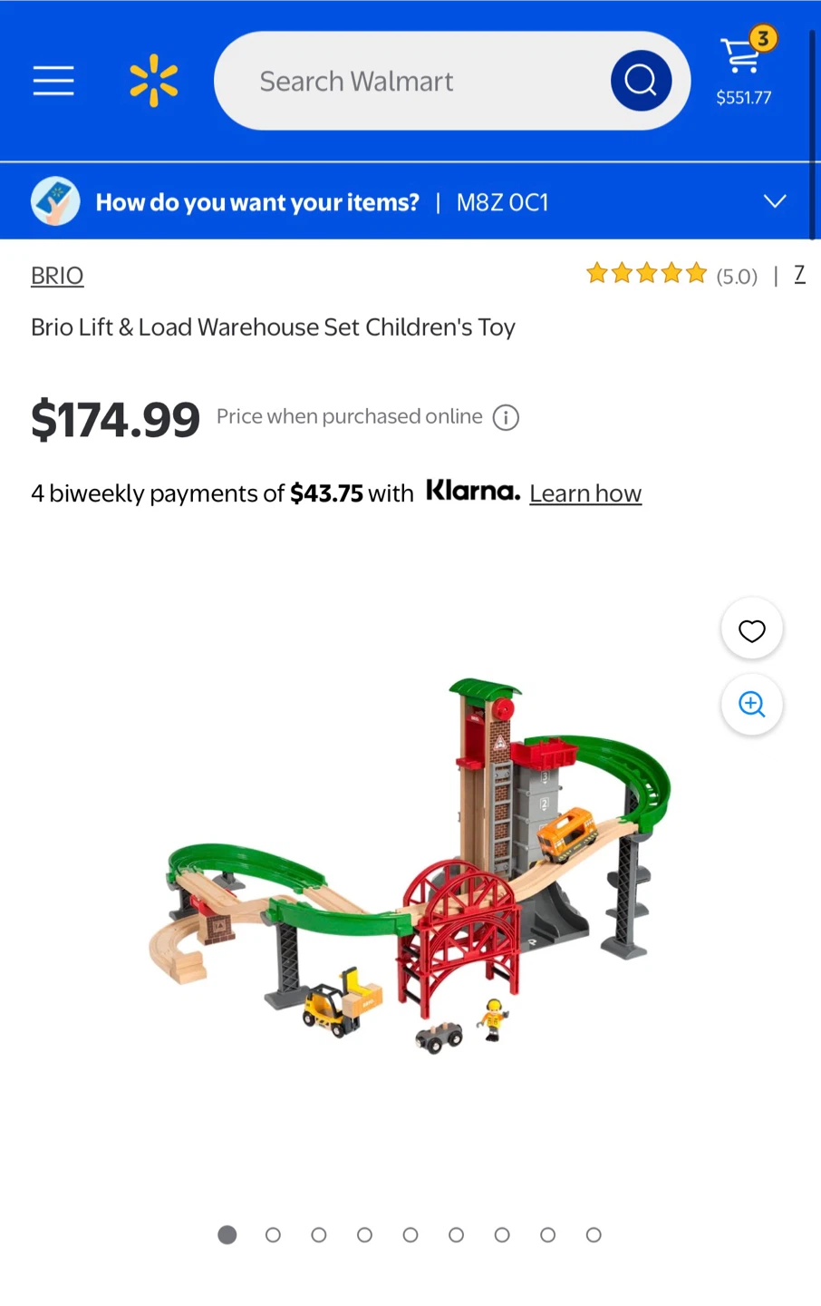 BRIO World Lift & Load Warehouse Set - Wooden Train Set - photo 3