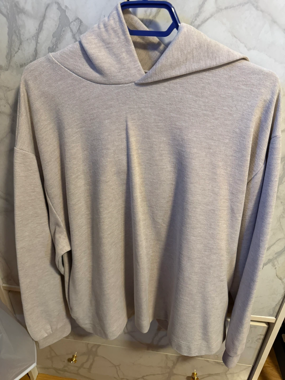 ZARA Beige women oversized Hoodie - Size L. Priced to clear!