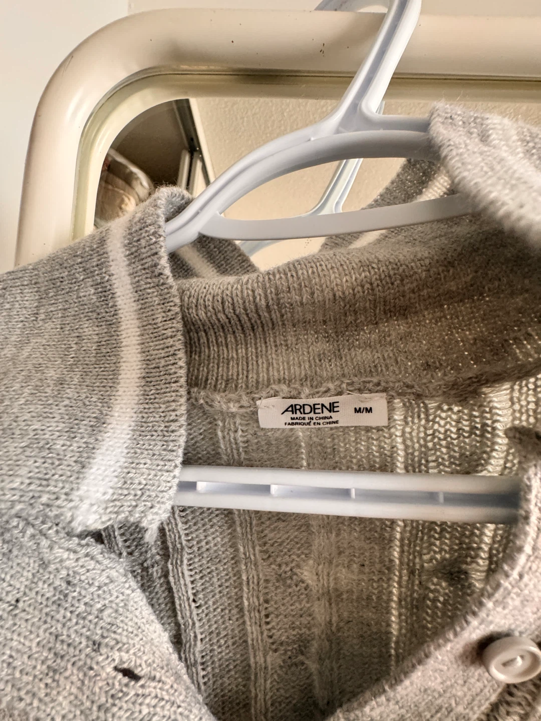 Ardene Grey Cable Knit Sweater M/M - photo 2