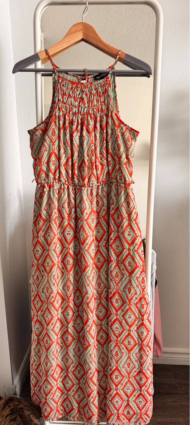 Sequin Hearts Maxi Dress Size S