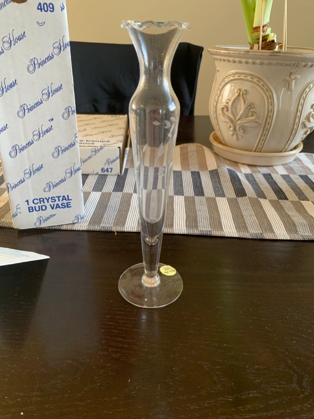 Princess House Crystal Bud Vase
