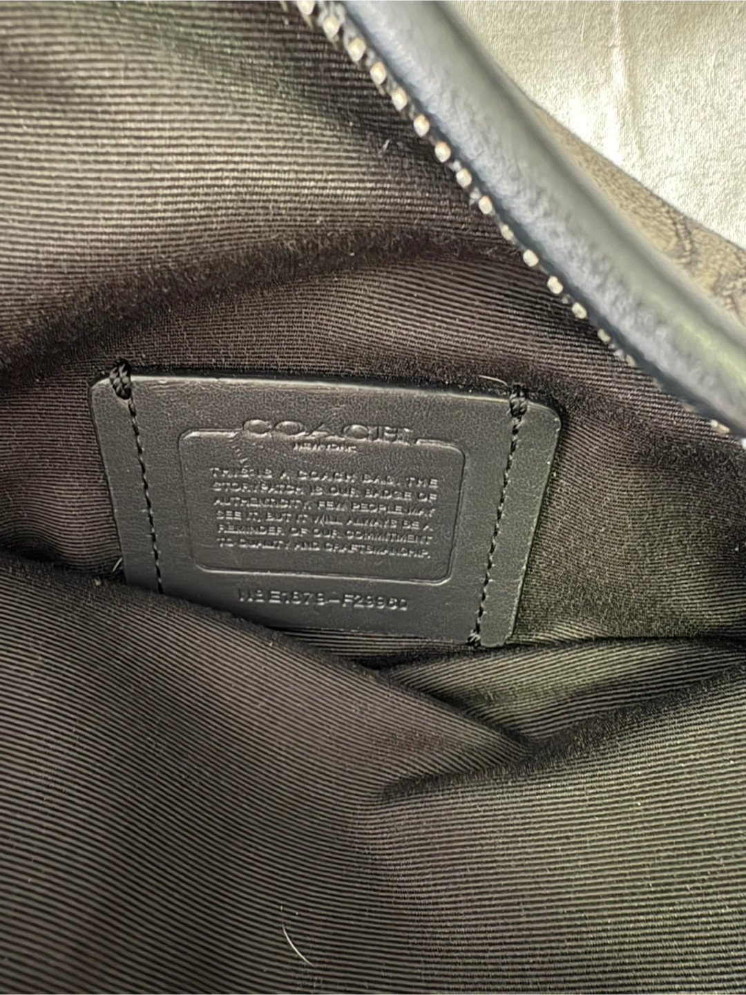 Coach Signature Pattern Crossbody Bag - photo 4
