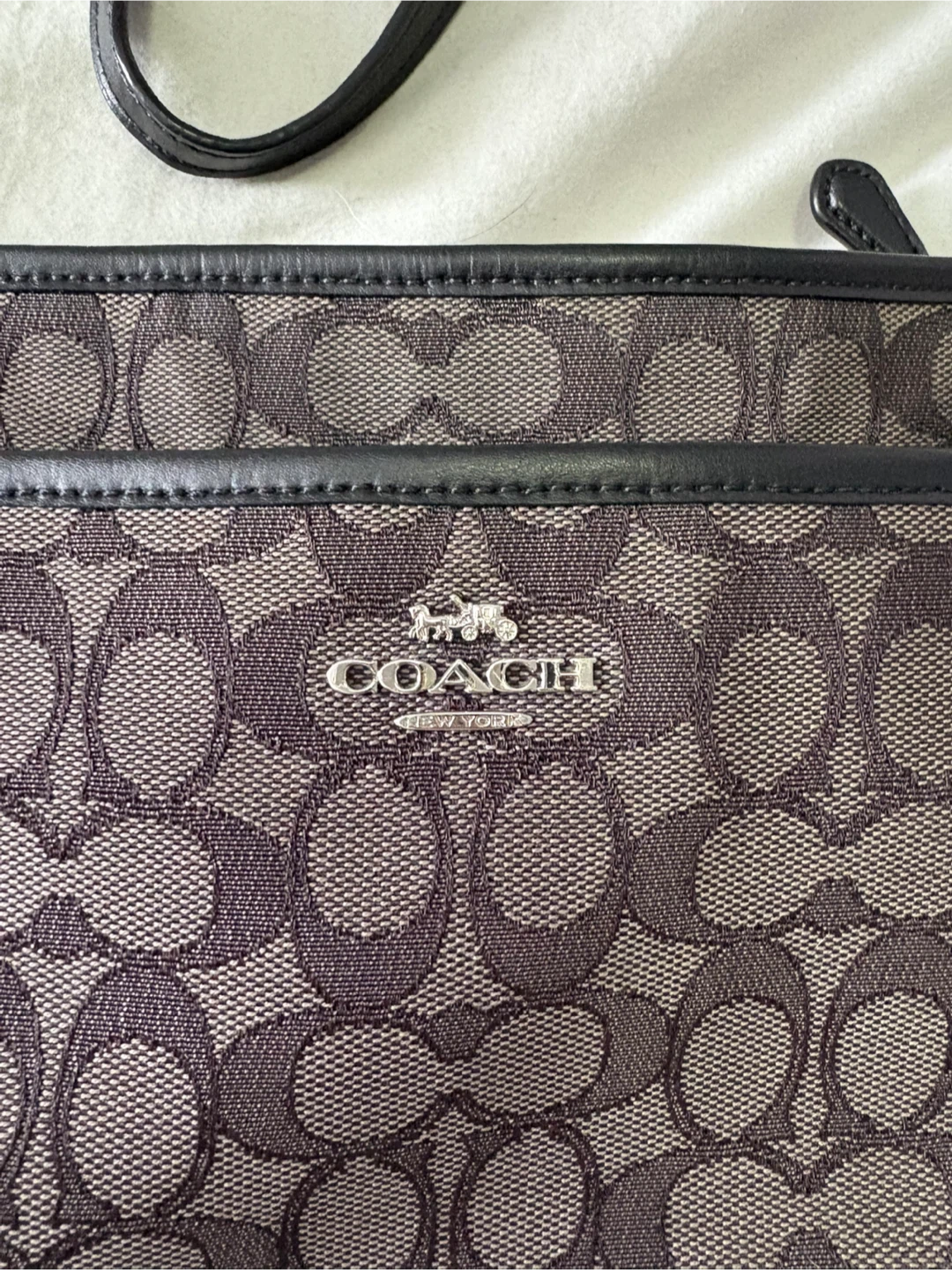 Coach Signature Pattern Crossbody Bag