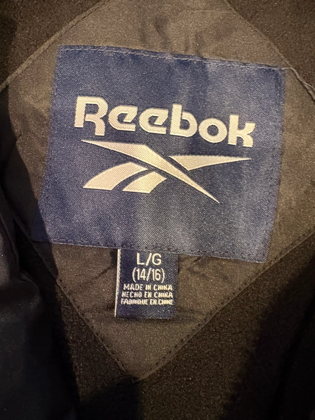 Reebok Puffer Jacket - Black - L/G (14/16) - photo 2