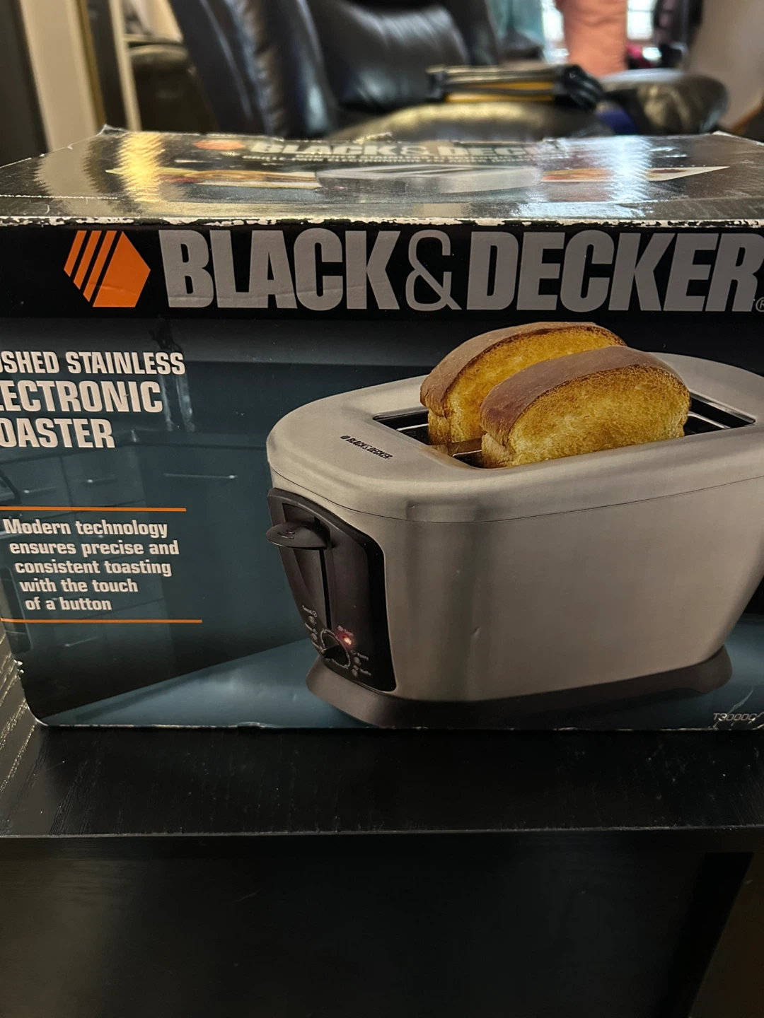 BLACK+DECKER Brushed Stainless Steel 2-Slice Toaster