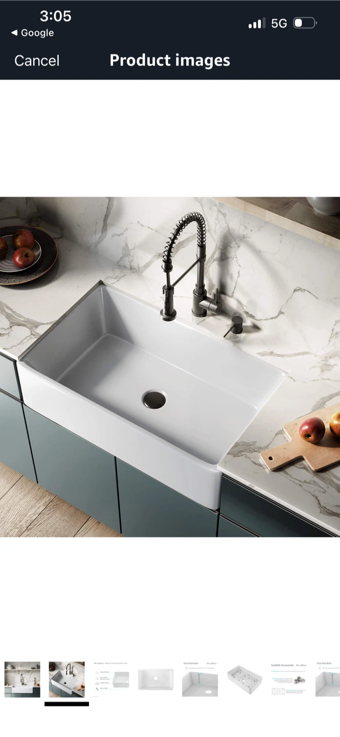 New Swiss Madison Élégance Farmhouse Kitchen Sink - photo 2