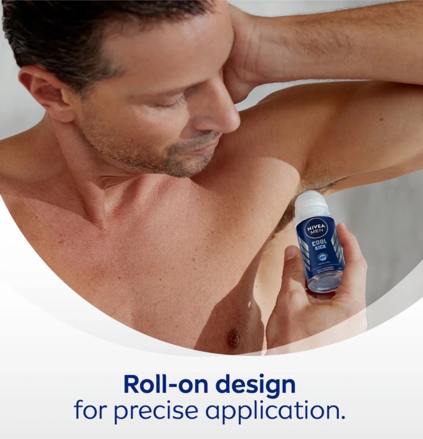 🌱 New NIVEA MEN Cool Kick, Extra Dry, Roll-On Deodorant (3 Pack) - photo 4