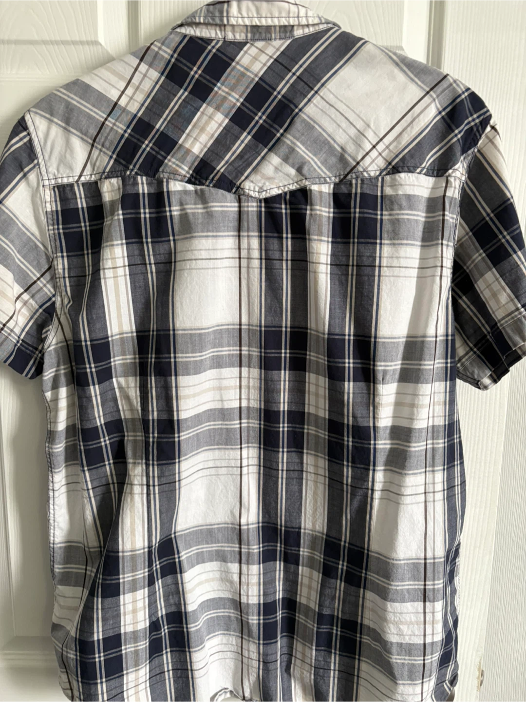 GUESS Short Sleeve Plaid Shirt XX-Large - photo 3