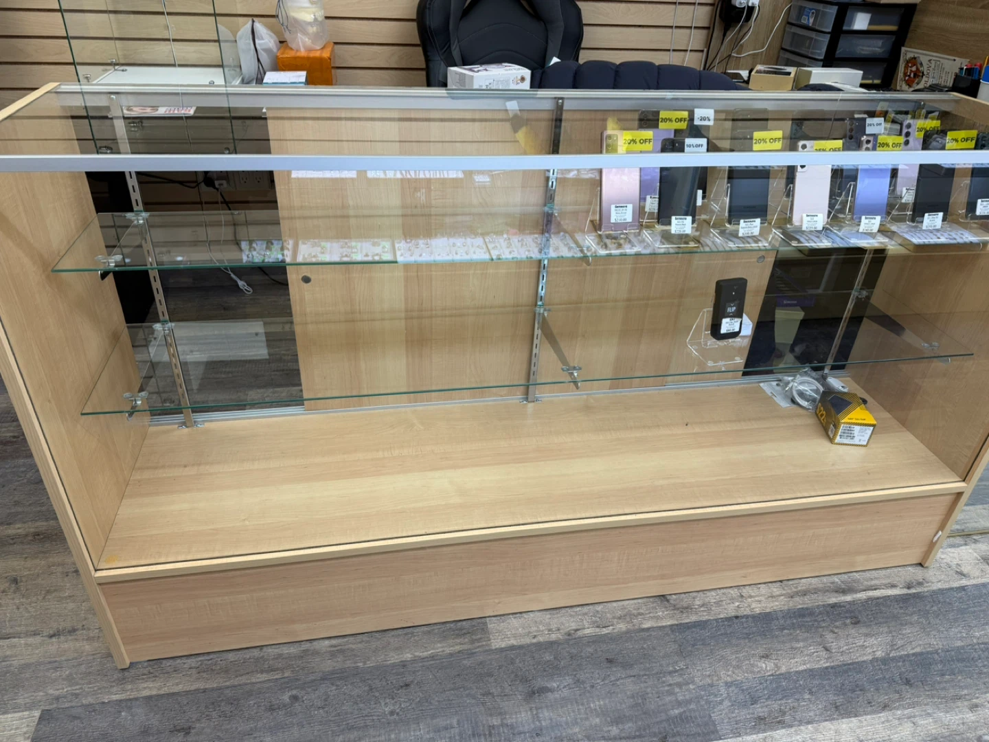 Wood and Glass Display Case