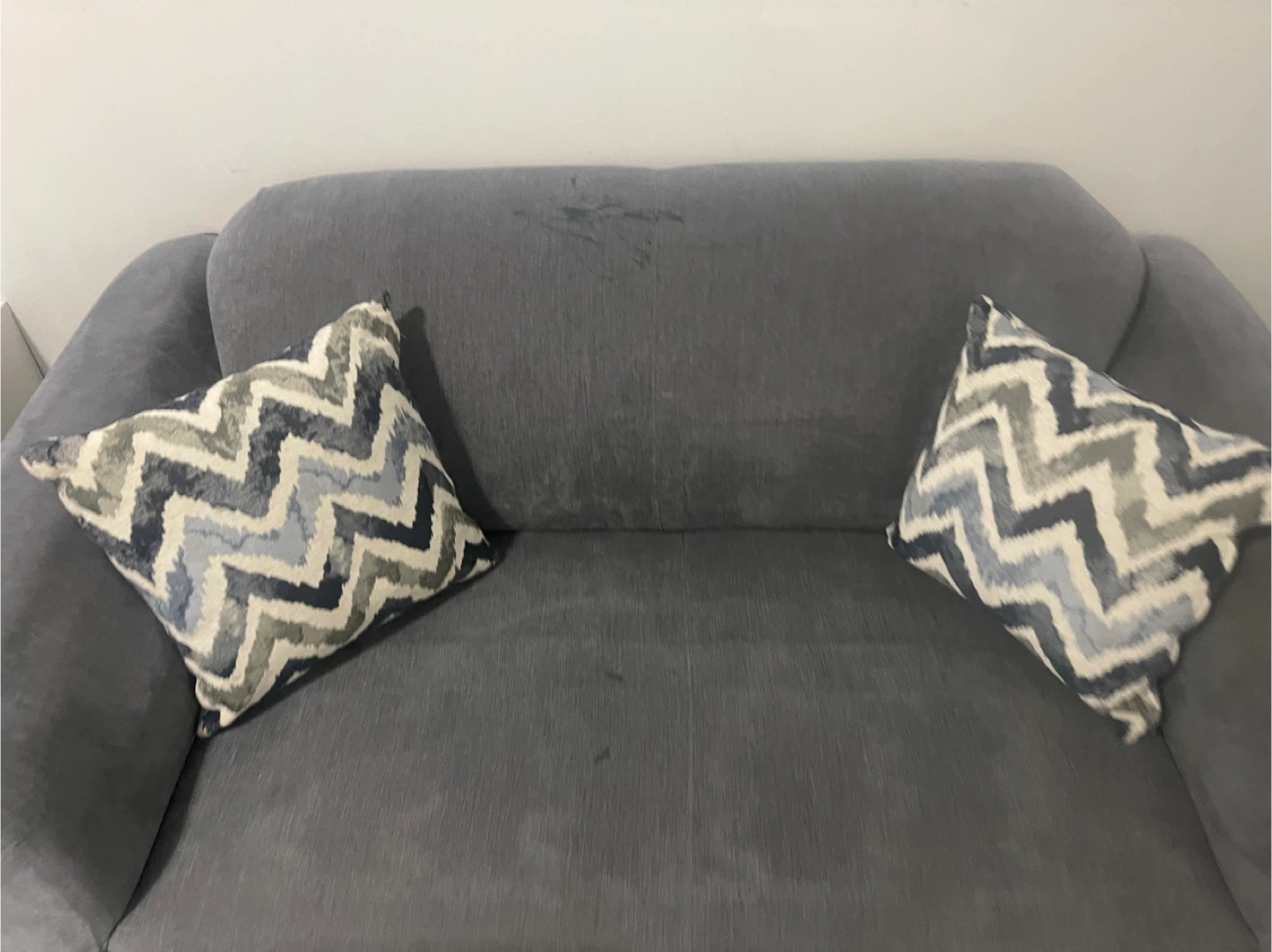 Grey Loveseat Sofa