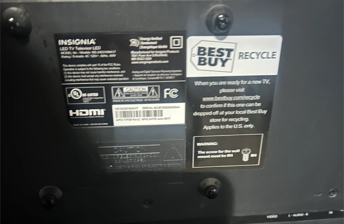 Insignia LED TV - photo 2