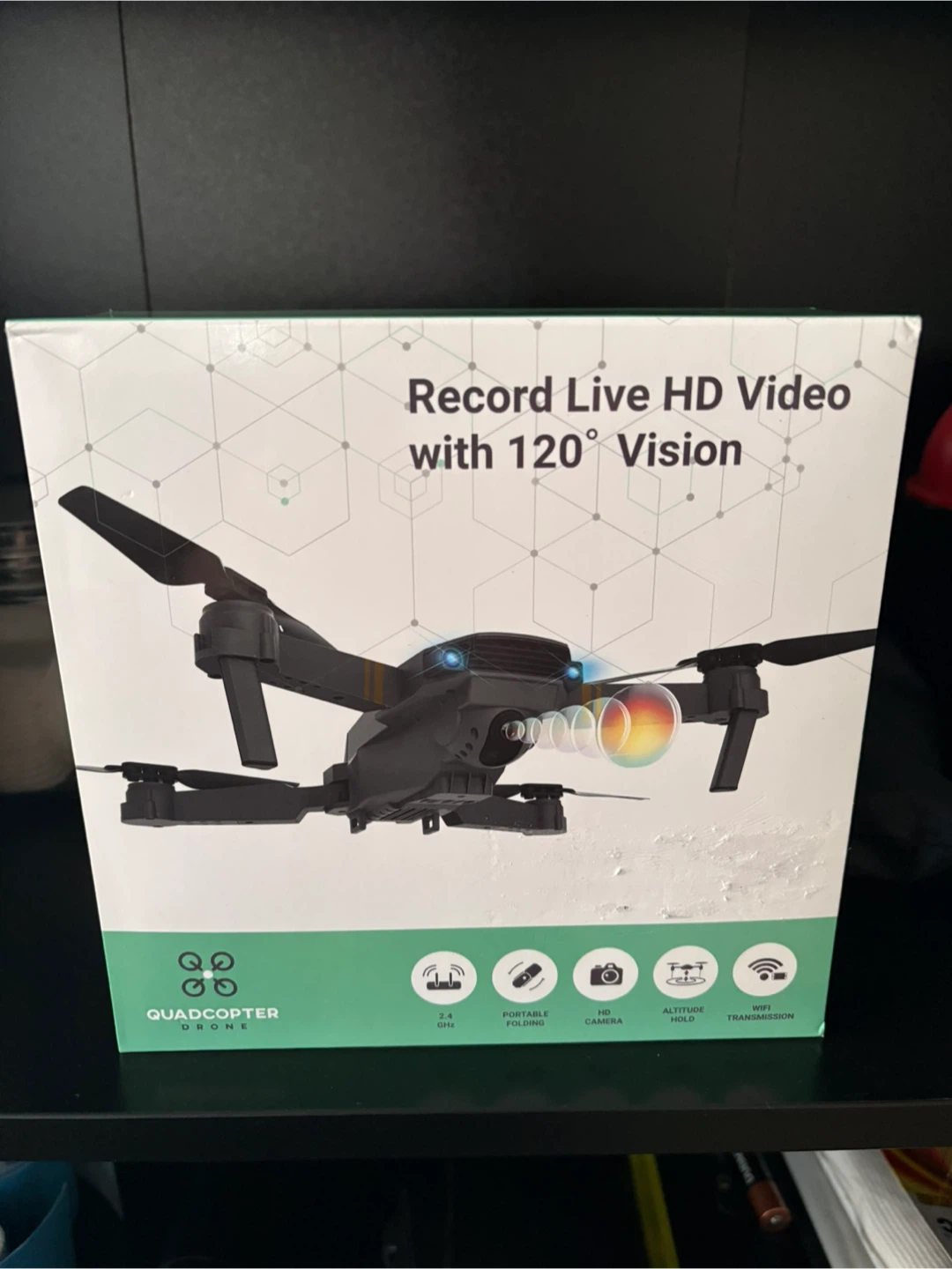 Quadcopter Drone with 120° Vision HD Video - photo 2