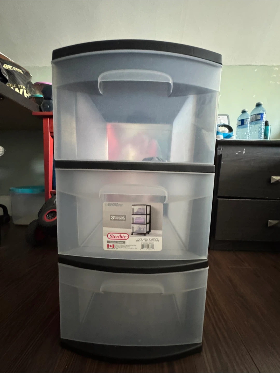 Sterilite 3-Drawer Plastic Storage Tower - Organizer Unit