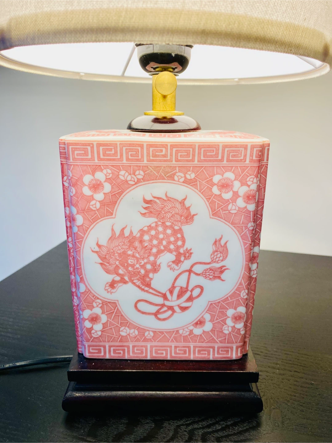 RARE CUSTOM VINTAGE CHINESE PORCELAIN LAMPS - photo 5