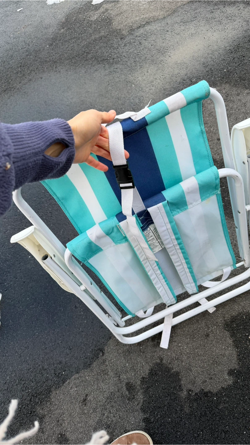Striped Beach Chair - photo 4
