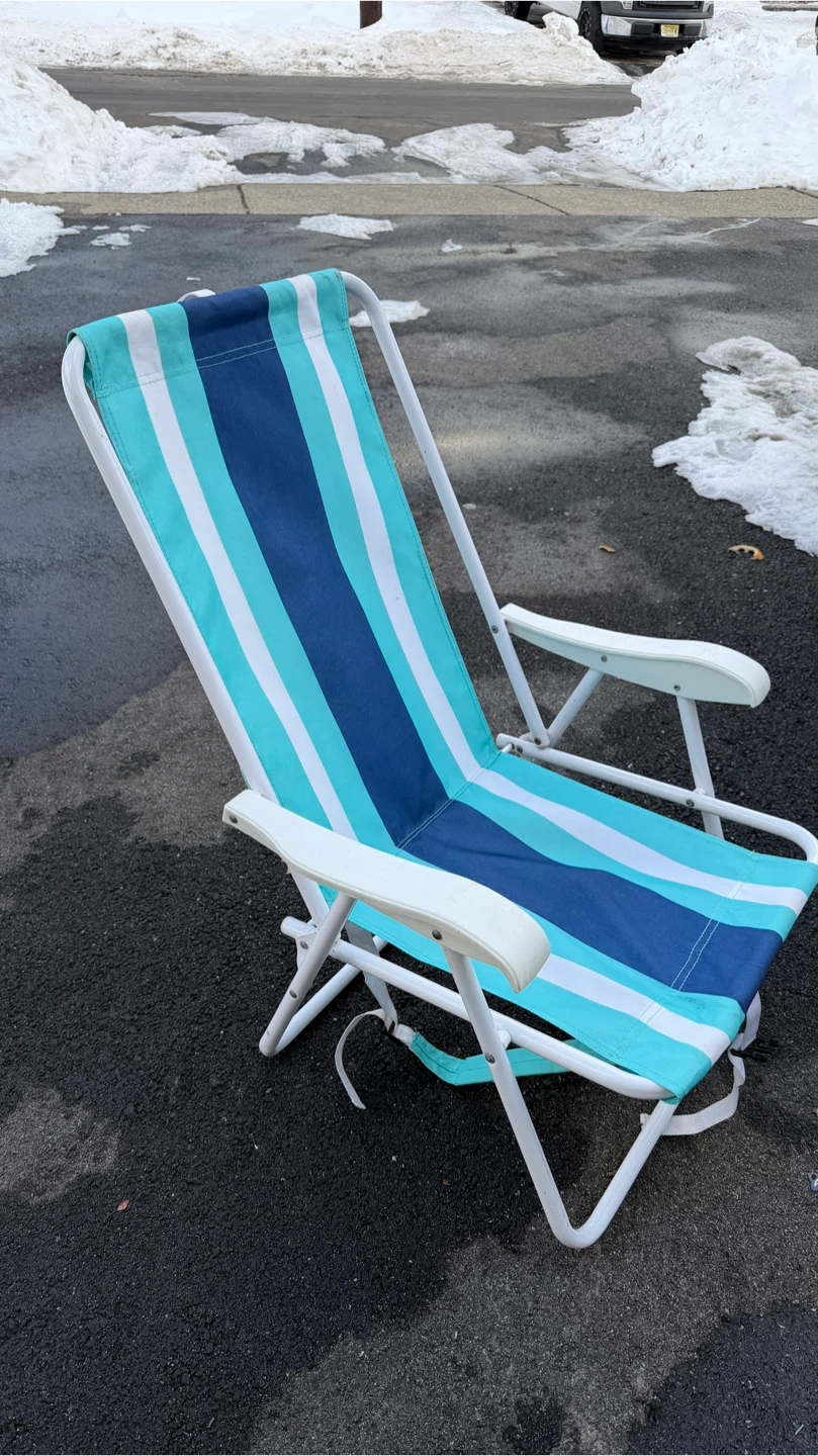 Striped Beach Chair - photo 2