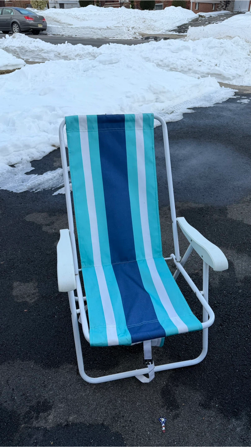 Striped Beach Chair - photo 3
