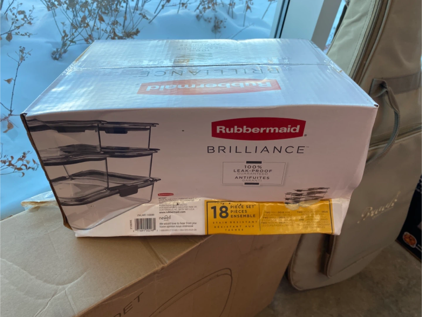 Rubbermaid Brilliance 18-Piece Food Storage Set