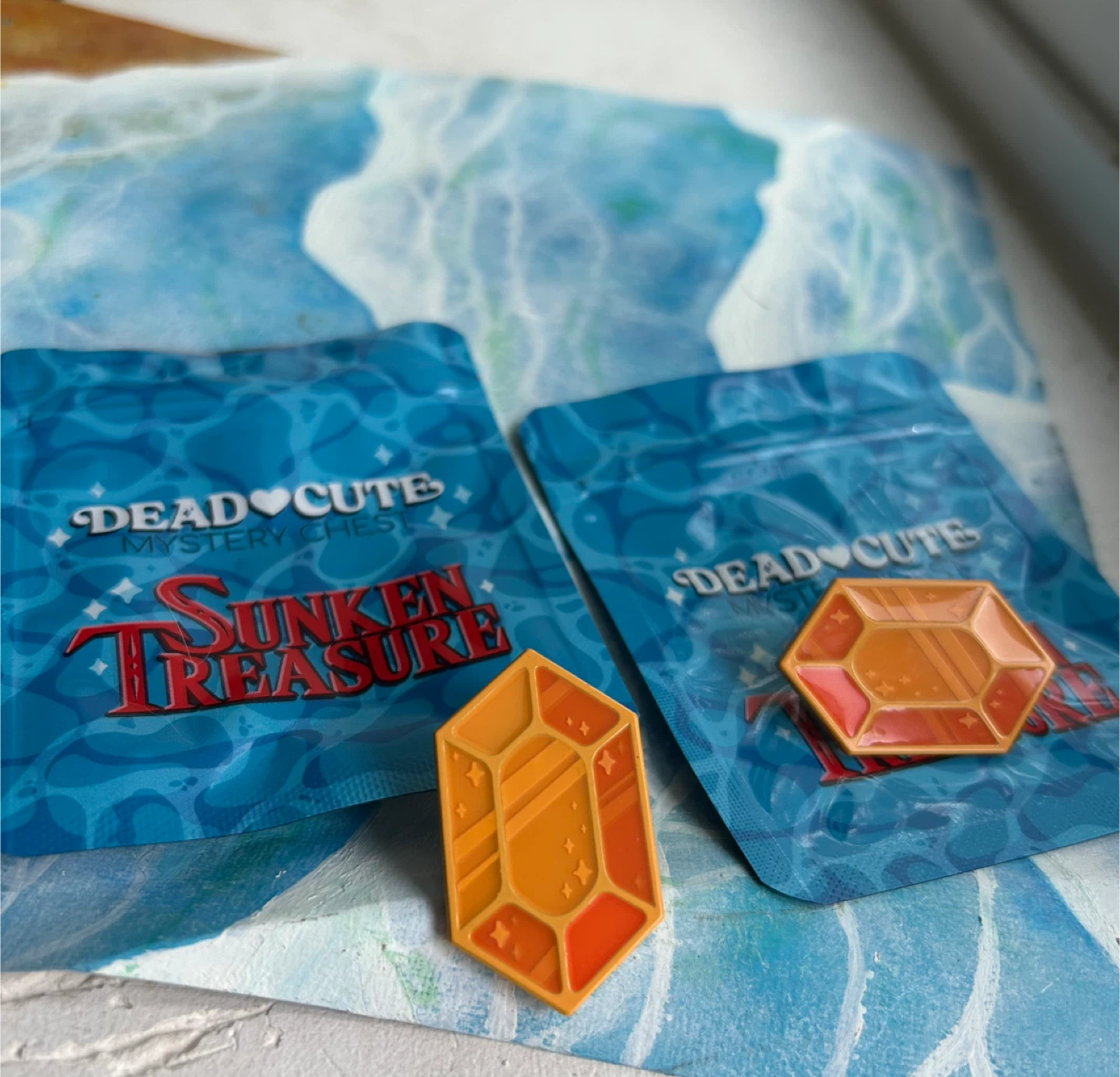 Orange Rupee Winwaker Enamel Pin - photo 3