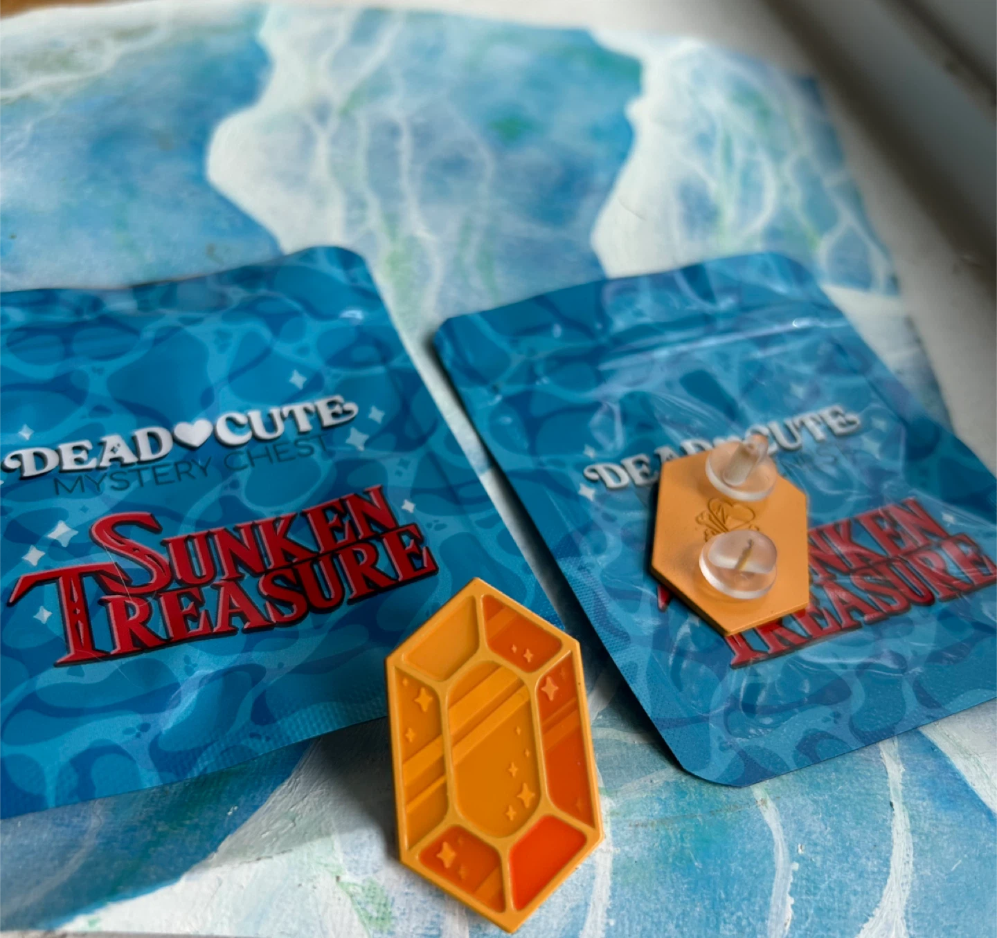 Orange Rupee Winwaker Enamel Pin - photo 2