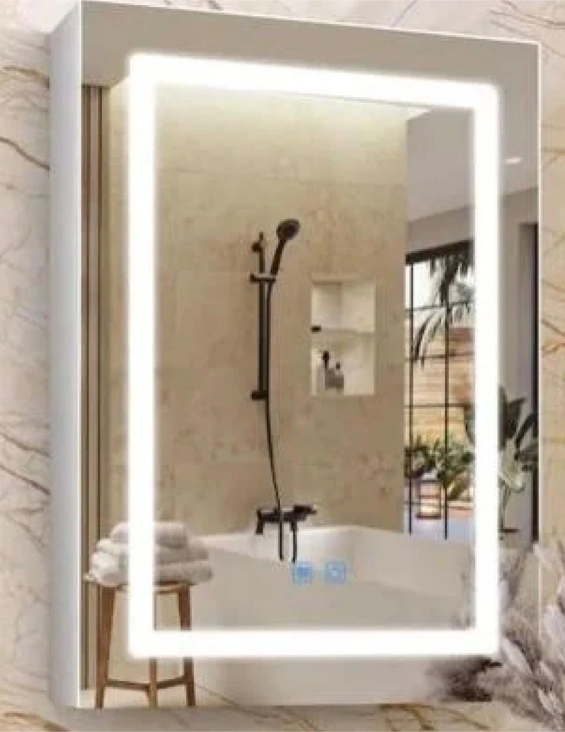 TETOTE LED Medicine Cabinet Mirror