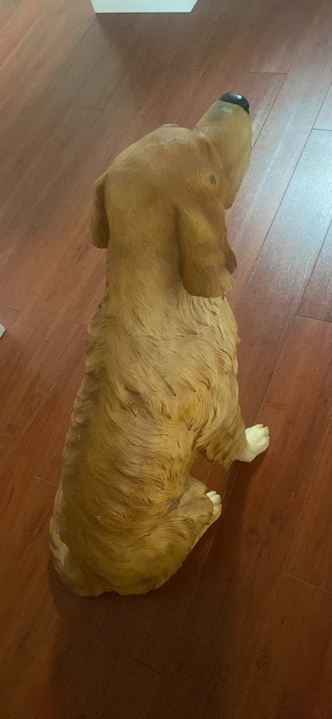 Golden Retriever Dog Statue - photo 2