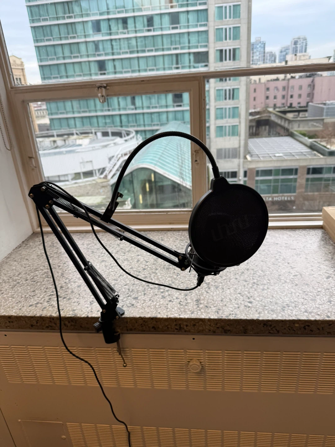 Pro USB Microphone with Boom Arm and Pop Filter - photo 2