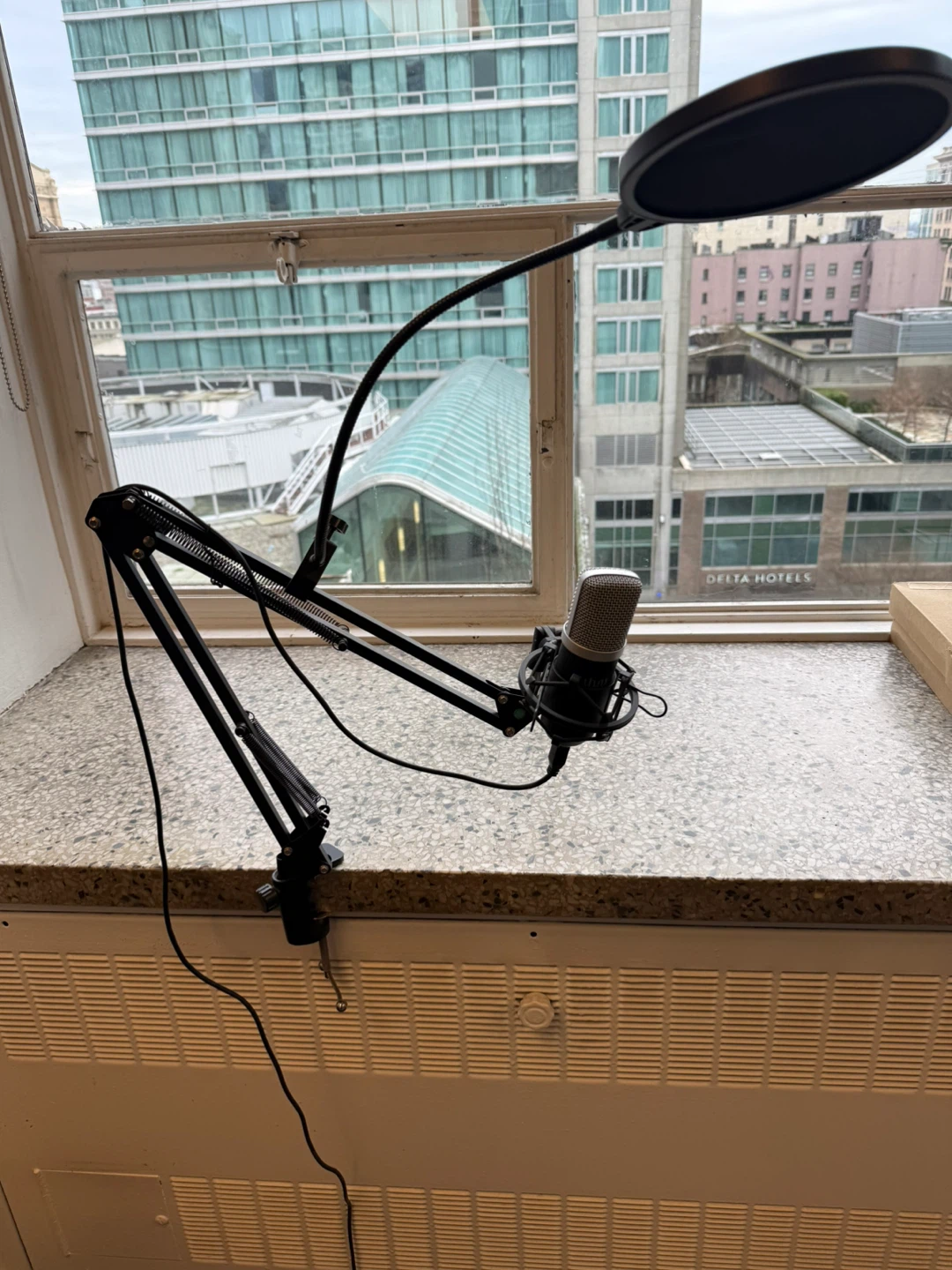 Pro USB Microphone with Boom Arm and Pop Filter