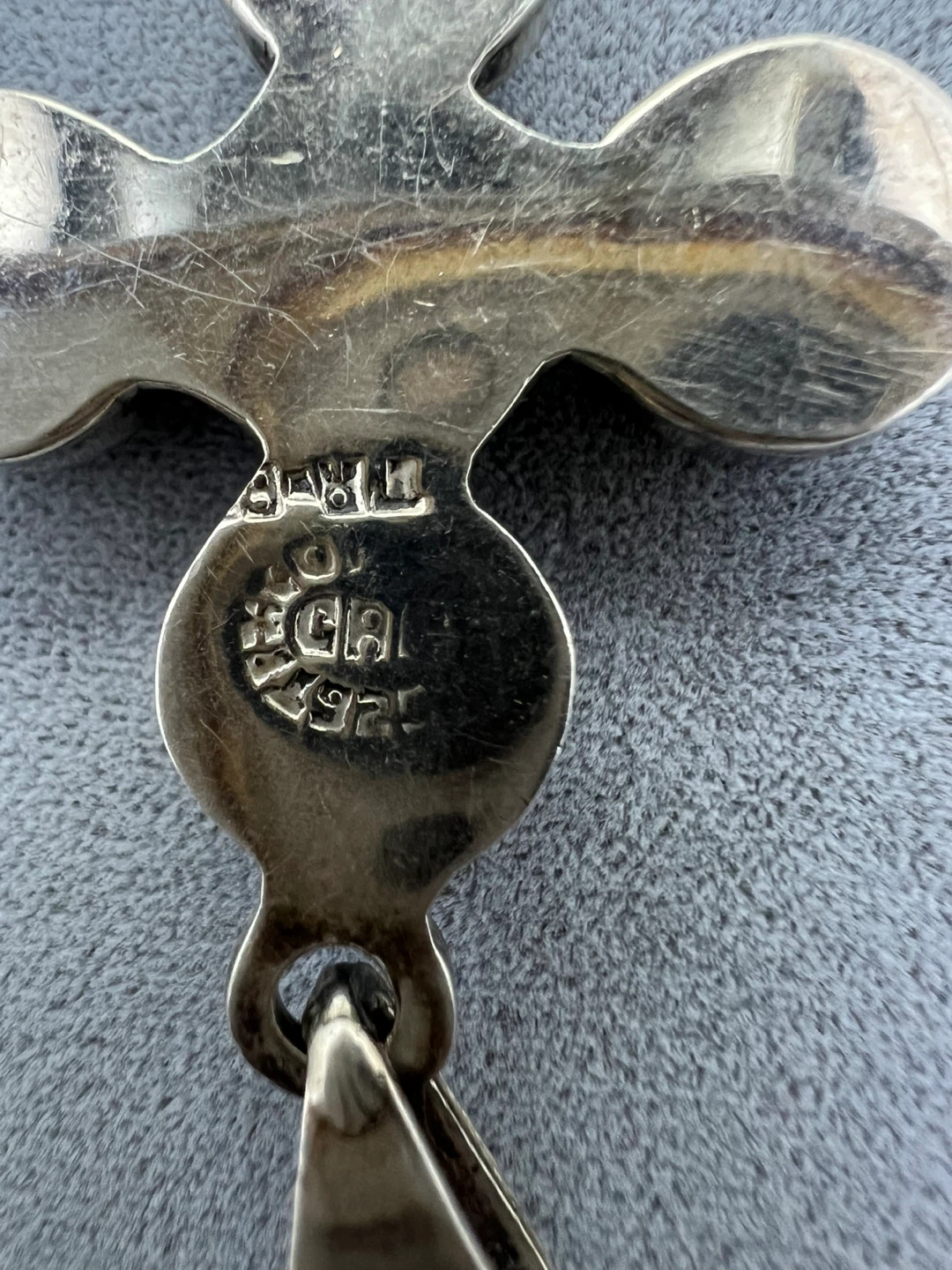 Vintage Sterling Silver Cross Pendant - photo 5