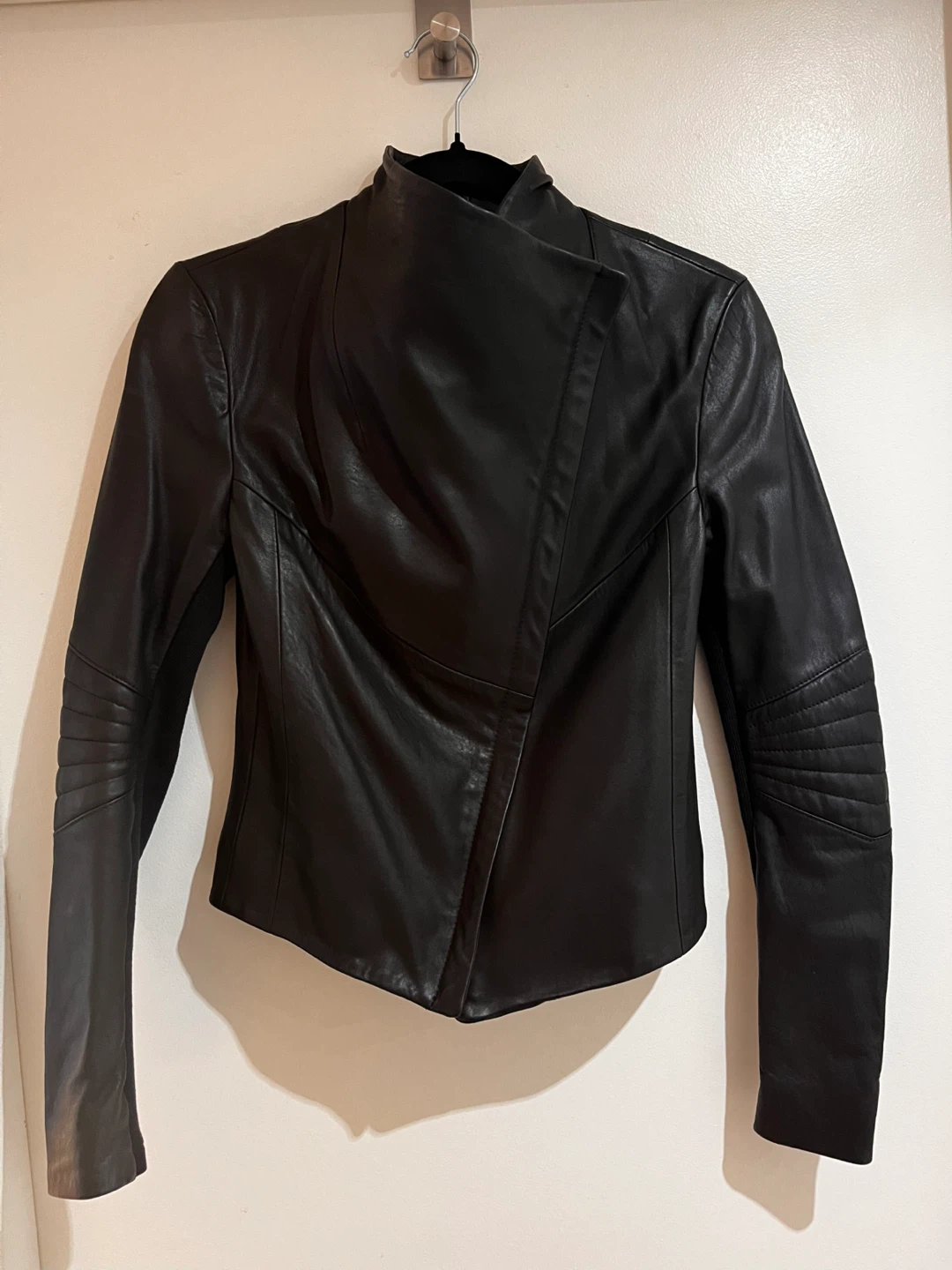Kookai (Australia) Black Leather Jacket - XS - photo 2