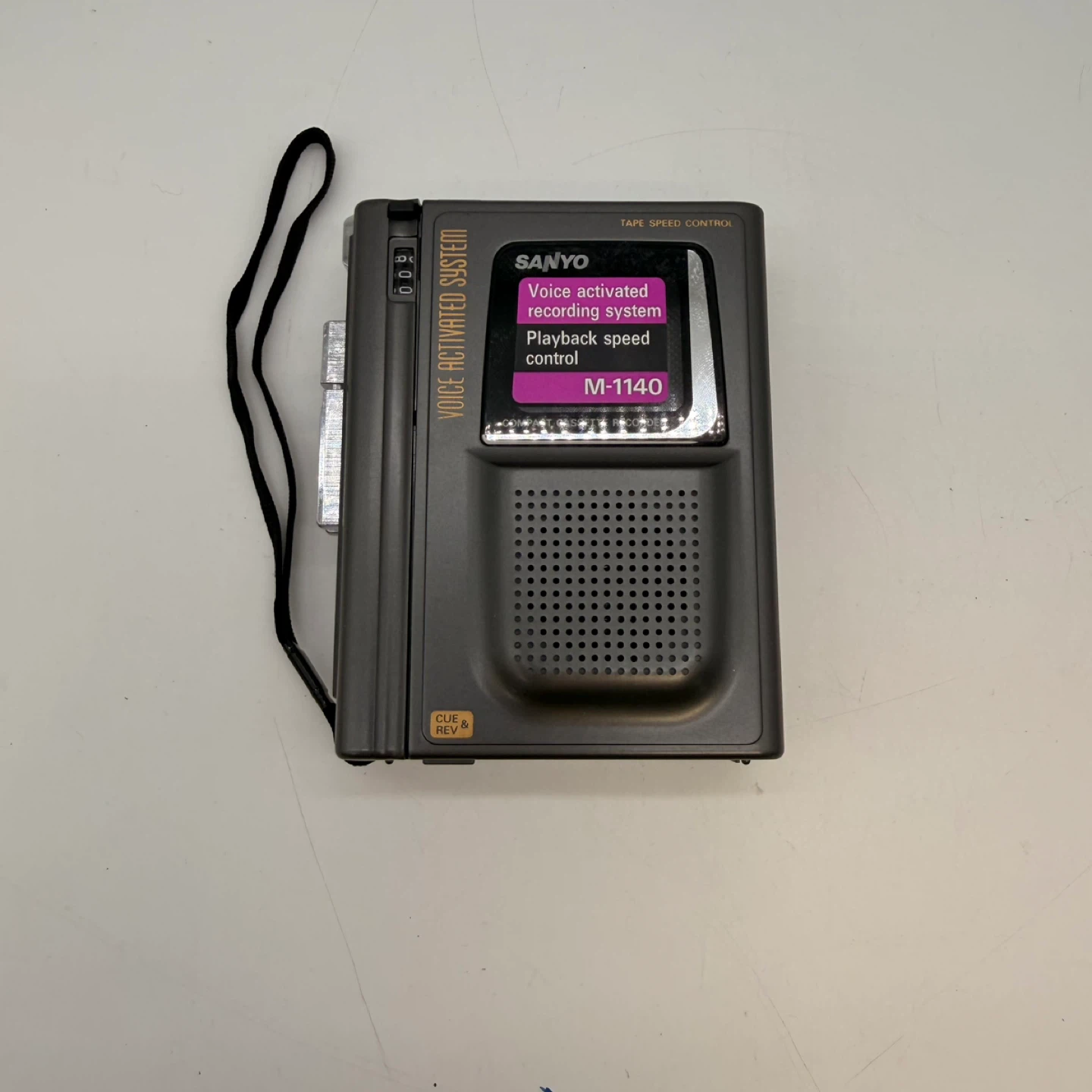 Sanyo M-1140 Voice Activated Cassette Recorder