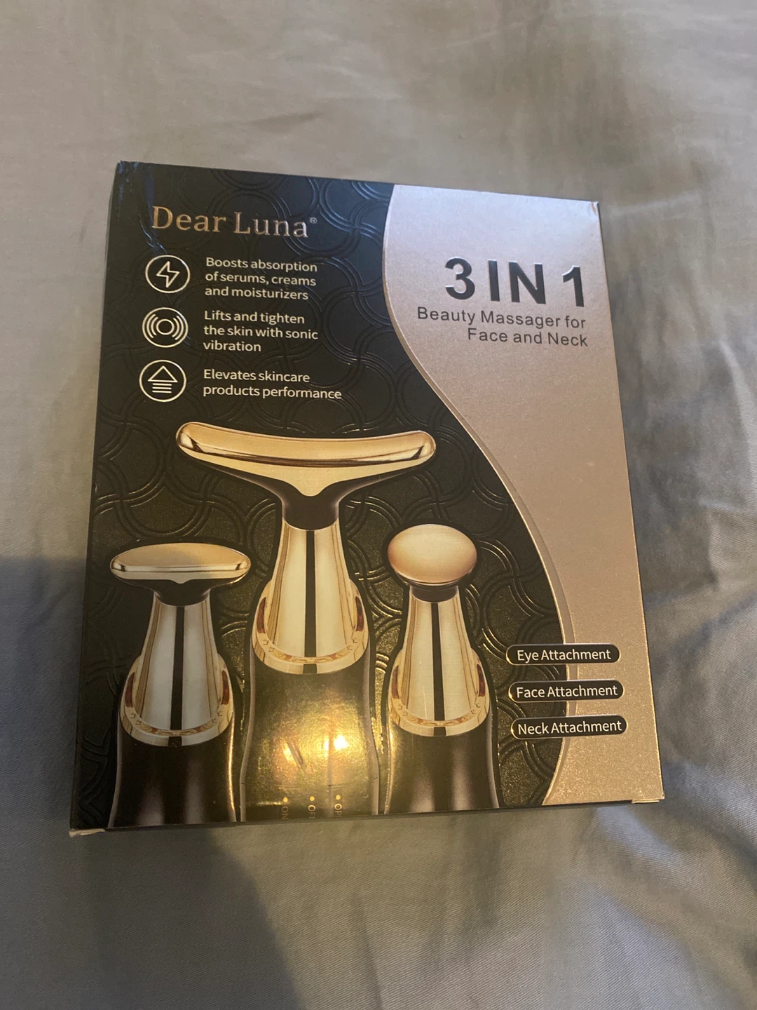 Dear Luna 3-in-1 Beauty Massager for Face and Neck